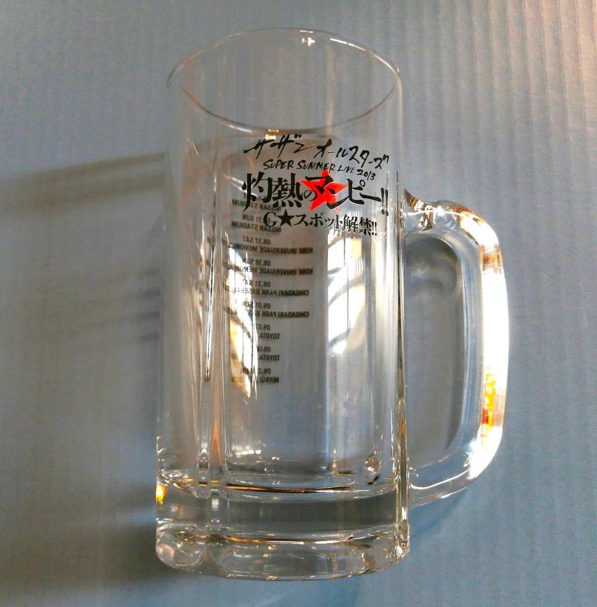 サザンオールスターズ 灼熱のマンピー ガラス製ロゴ入り大ジョッキ4個セット Amazon.co.jp: サザンオールスターズ D③ ジョッキーグラス 2015