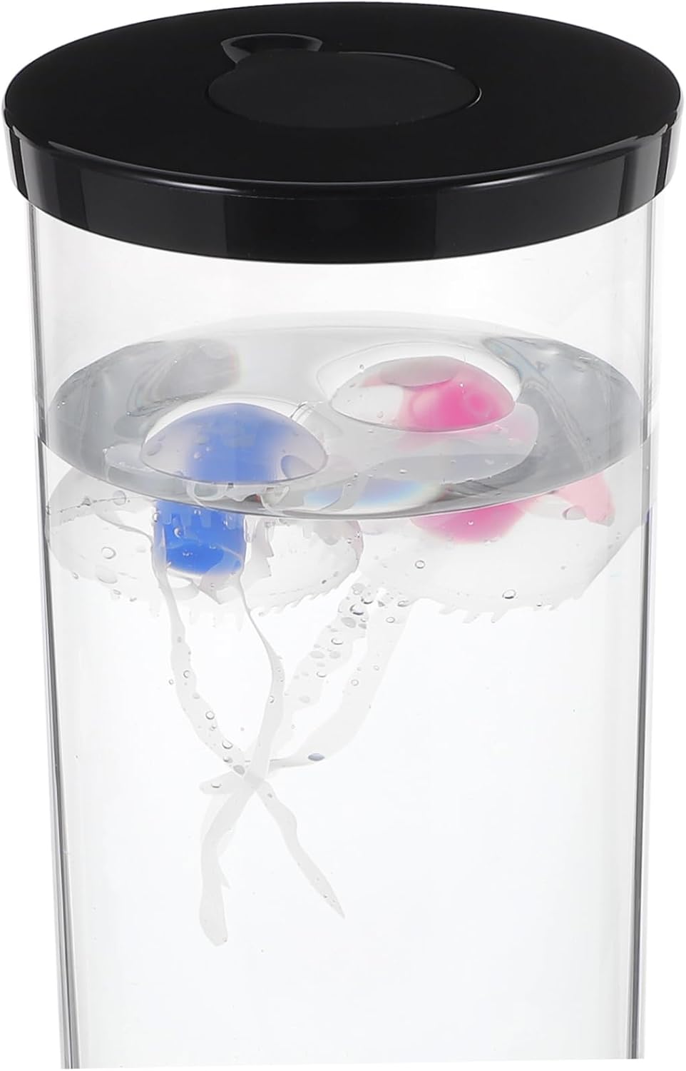 Vaguelly 1 Set LED Jellyfish Night Lamp Remote Control Aquarium Night Light for Bedroom Living Room Cozy Decoration Gentle Eye Caring Glow Present Option