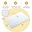 60 PCS Magic Cleaning Sponge Eraser Sheets, Reusable Upgrade Convex Point Scrub Pad Singles Eraser Cleaning Sponge Portable Thin Nano Wipes for Kitchenware Furniture Faucets Hard-to-Reach Places