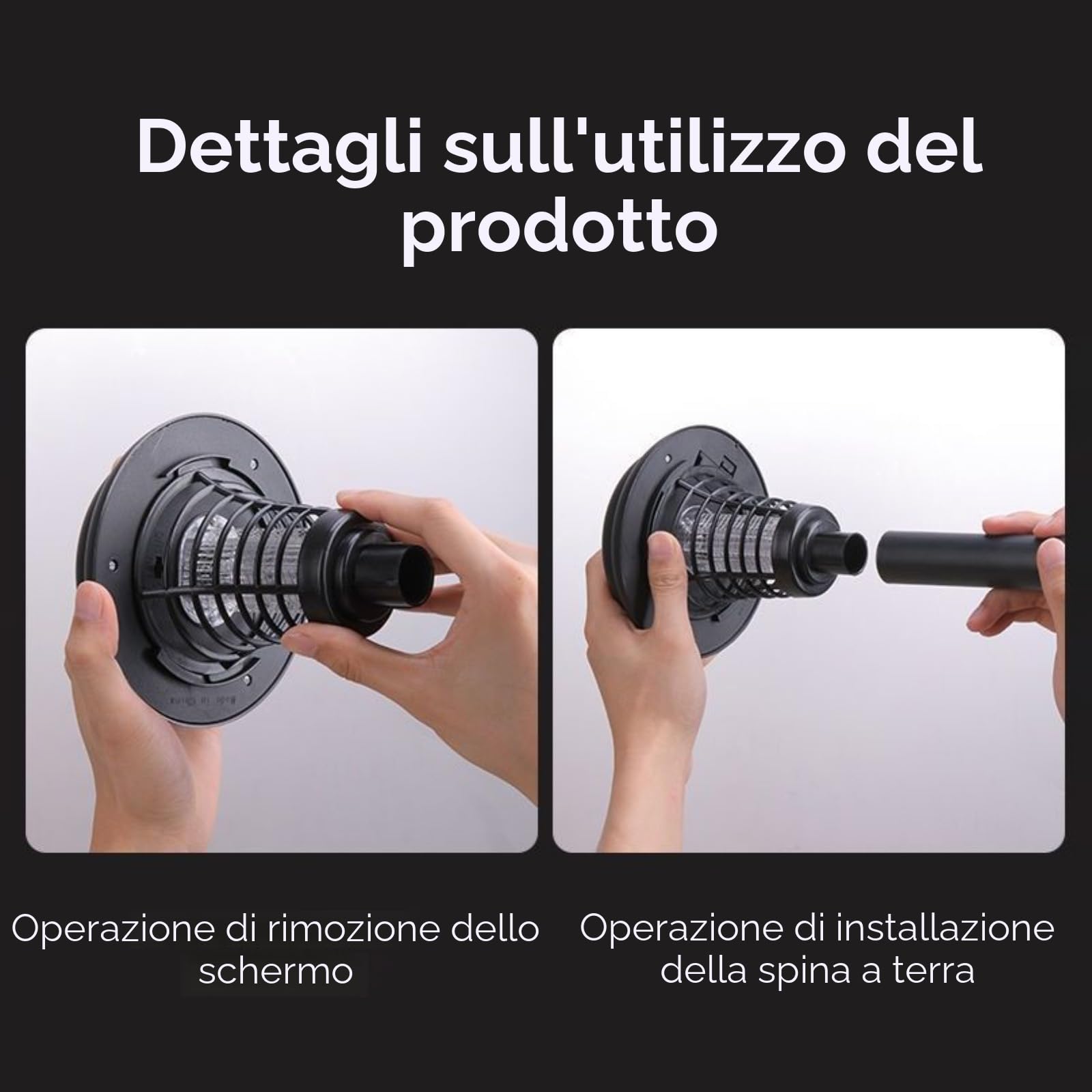 4 Distruggi-Insetti a Energia Solare, Impermeabile, Per Terrazza, Balcone, Giardino, Campeggio (4