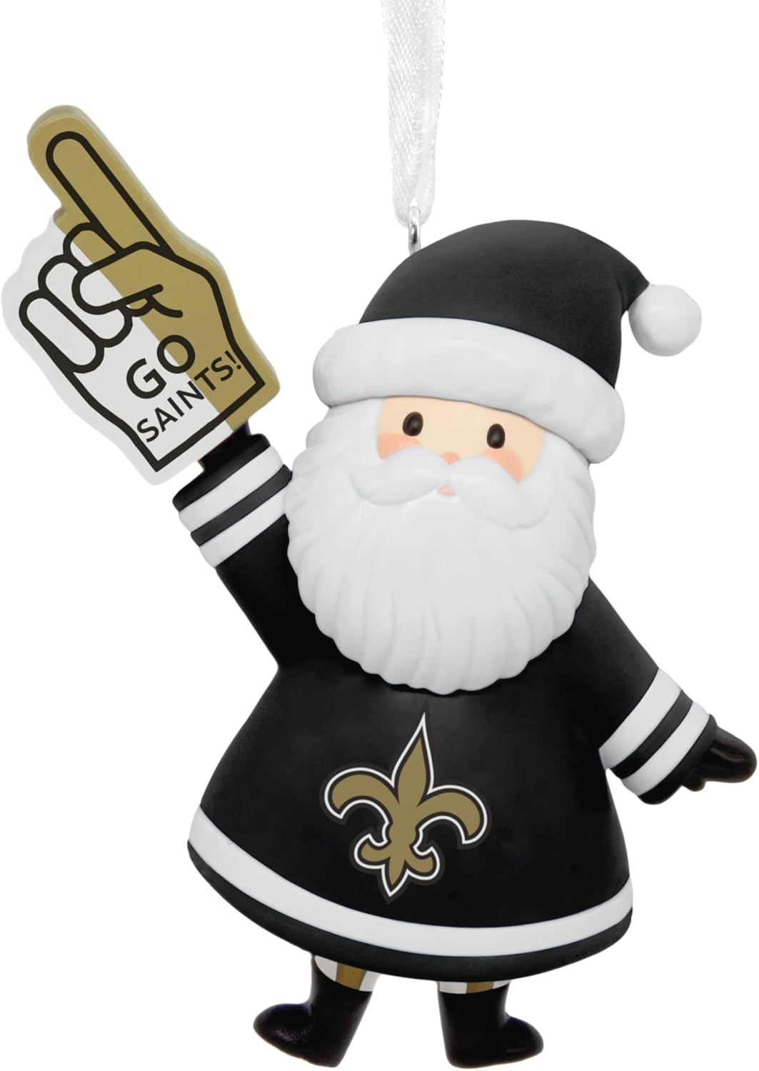 Hallmark New Orleans Saints Christmas Ornament (NFL Santa)