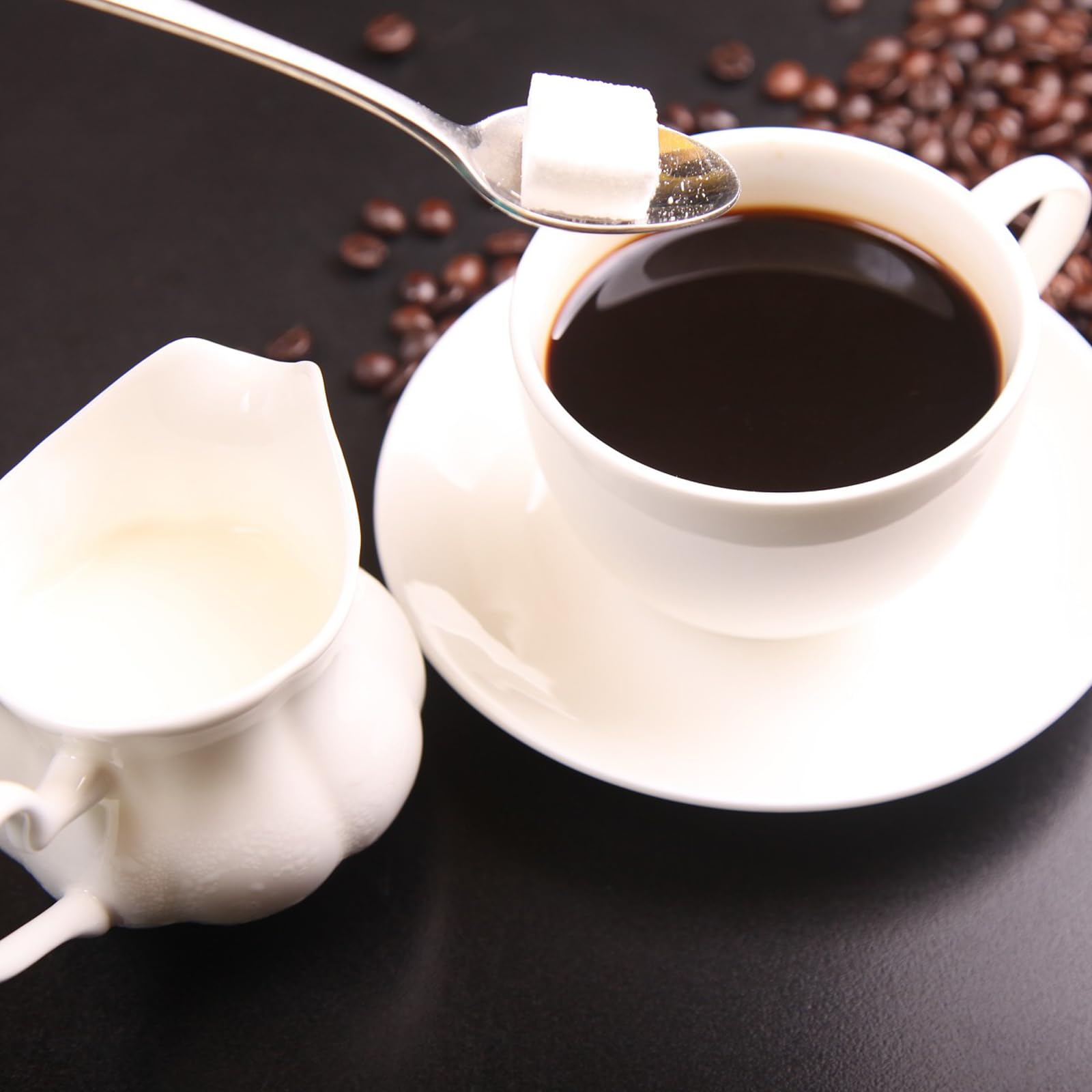 Juego de 6 cucharas de espresso, cucharas de café, cucharas de té de 4.7 pulgadas, cucharas de postre, juego de cucharas pequeñas de acero inoxidable para café, té, postre, aperitivos, azúcar,
