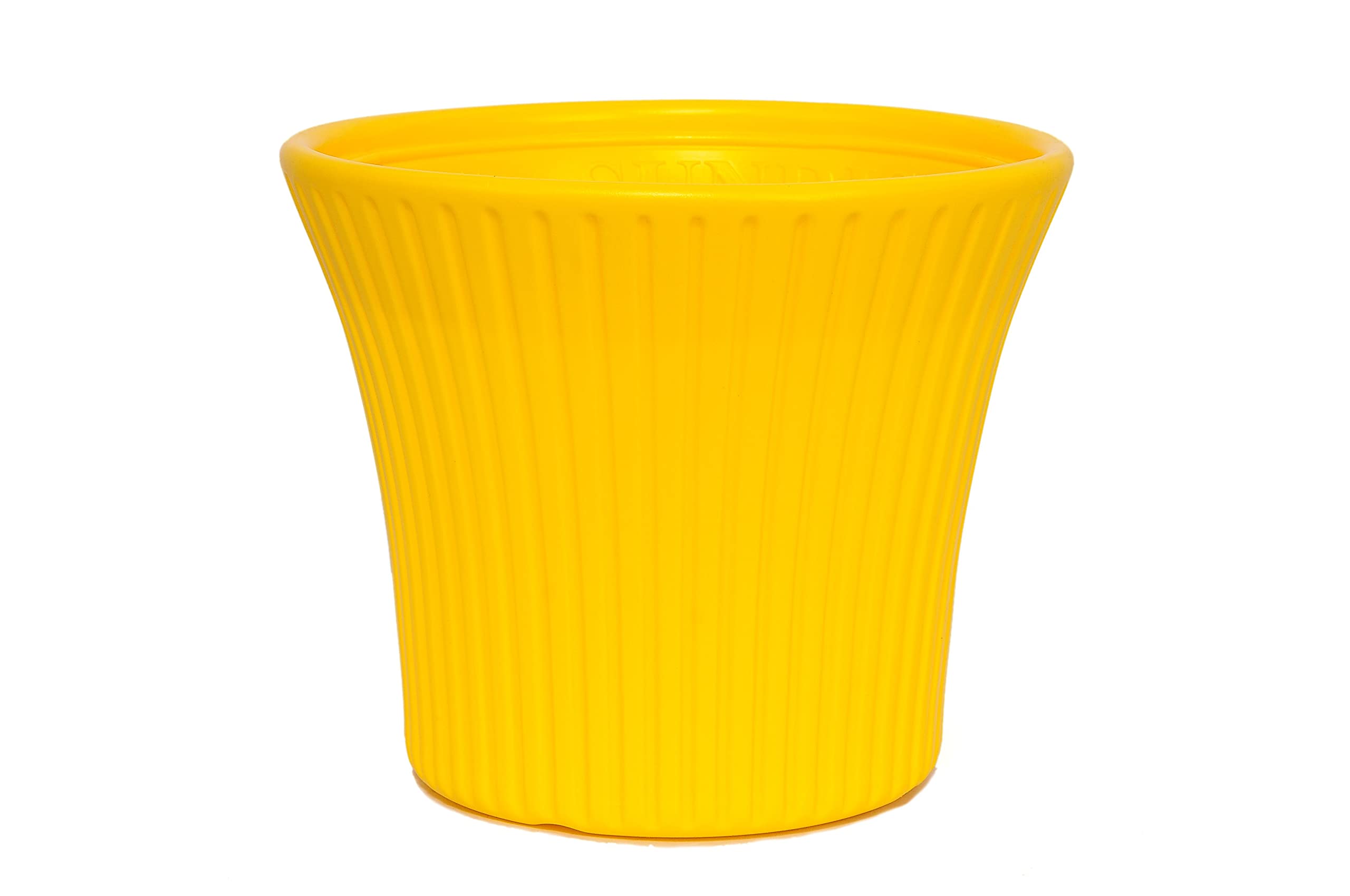 NATURES PLUS AV Sunrise Plastic Flower Pots for Garden Planters 9 Inches Diameter(Yellow, Pack of 1) (B0974JRCB2) Amazon Price History, Amazon Price Tracker