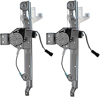 Vista 8 de TRQ Juego de regulador de ventana eléctrica delantera y motor compatible con Ford Ranger 1993-2011 1994-2009 Mazda B2300 1998-2001 B2500 1994-2007