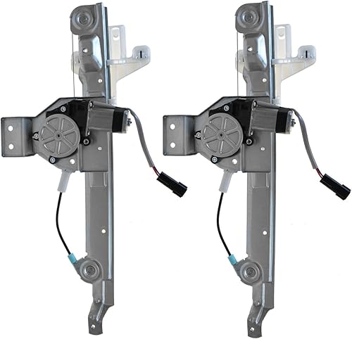 Miniatura 8 de TRQ Juego de regulador de ventana eléctrica delantera y motor compatible con Ford Ranger 1993-2011 1994-2009 Mazda B2300 1998-2001 B2500 1994-2007