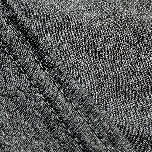 T-shirt pour homme de qualité supérieure gris foncé taille XXXL