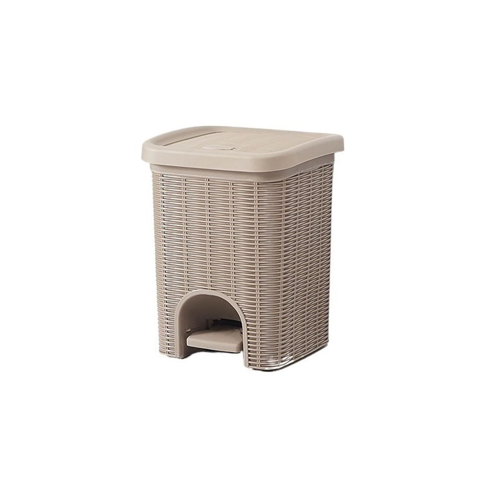 Garbage Bin Toilet with covered garbage bin(Beige,Large)
