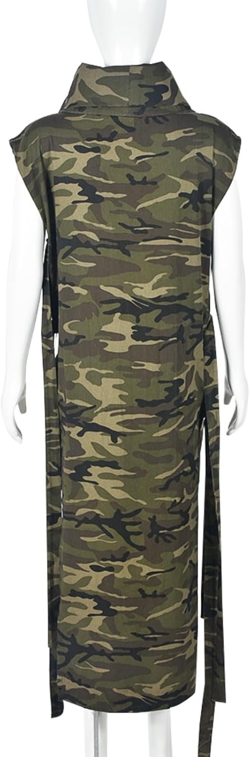 Women Distressed Boyfriend Denim Dress Casual Sleeveless Jean Dress Cute Cowgirl Summer Outfits - Image 3