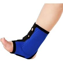 Kids AFO Foot Drop Brace Support, for Soft up - Drop Foot Brace for Sleep, Plantar Fasciitis Walking with Shoes, Improve Gait Left & Right2XS