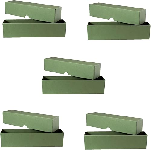 Miniatura 9 de Guardhouse Caja de almacenamiento de una fila de 9 pulgadas para monederos de papel y plástico de 2 pulgadas, paquete de 10 unidades, color rojo