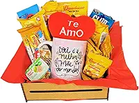 Cesta De Café Da Manhã Presente Mimo Datas Ocasiões Especiais. Presente Criativo Para o Dia das Mães (Caneca Mãe)