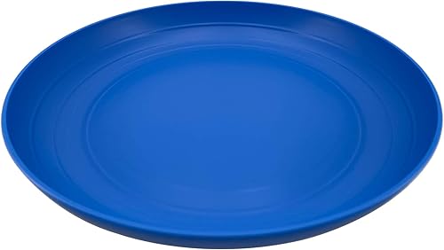 Miniatura 6 de AOYITE Juego de 8 platos de plástico reutilizables de 8 pulgadas, platos de plástico irrompibles, sin BPA, aptos para lavavajillas y microondas,