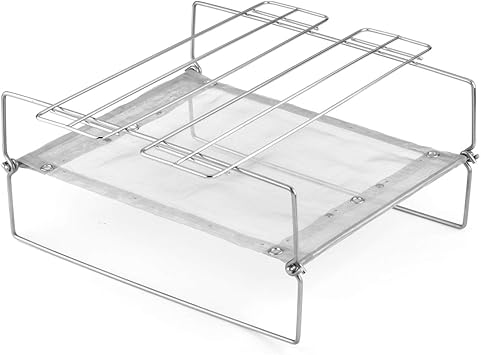 Amazon Meifom 焚き火グリル 焚き火台 組立も撤収も簡単 ステンレス製 コンパクト収納 ケース付き アウトドアソロキャンプに適用 Meifom バーベキューコンロ 焚火台