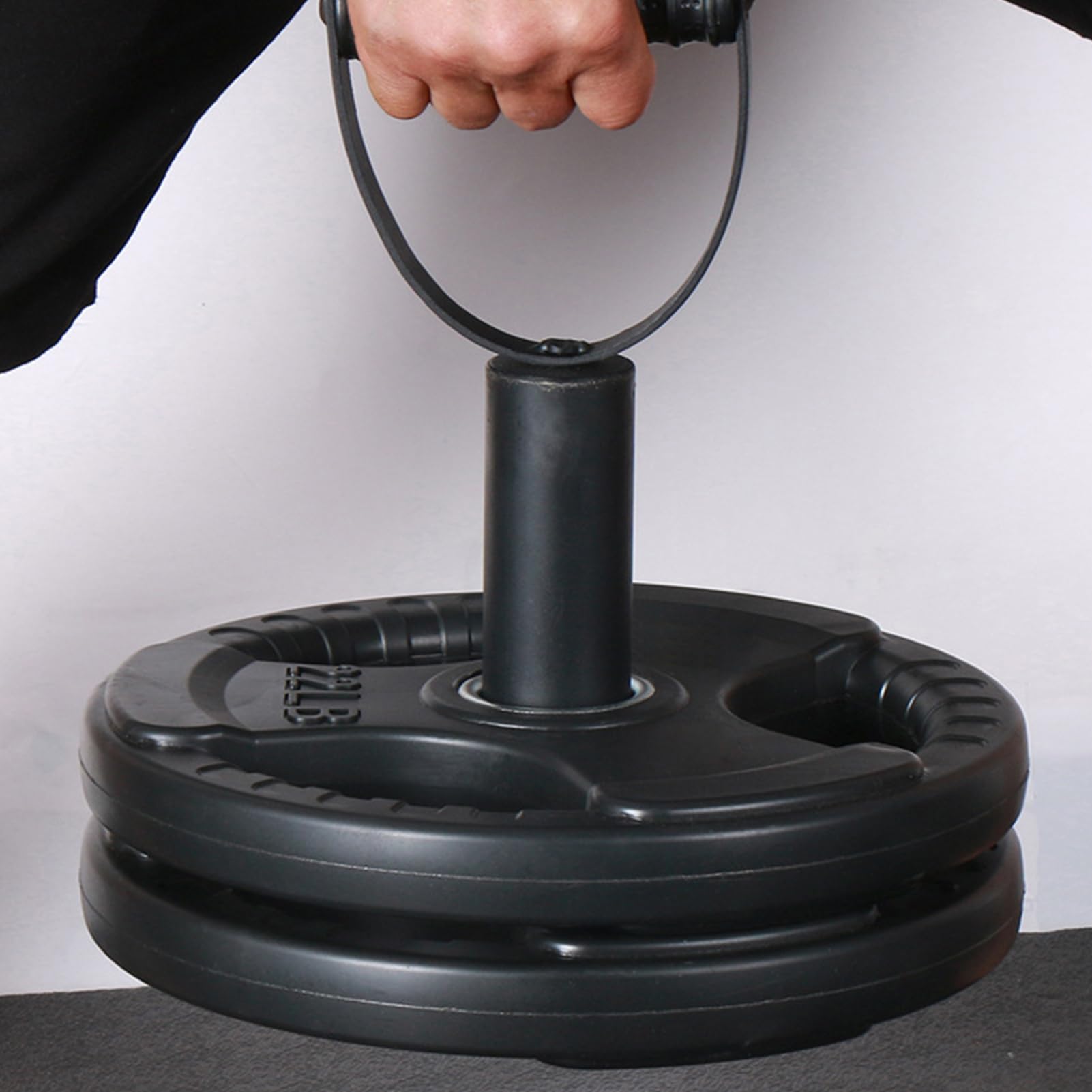 JINGLING Kettlebell uchwyt do hantli, regulowany uchwyt treningowy – konwerter kettlebell o nośności 100 kg do długich obciążeń – do siłowni, treningu, fitnessu, podnoszenia oraz
