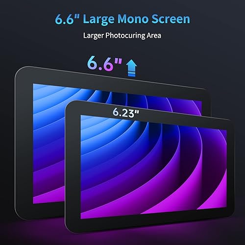 Miniatura 3 de ANYCUBIC Impresora 3D de resina 4K+, impresora 3D LCD Photon Mono 2 con pantalla mono HD de 6.6 pulgadas, película protectora y de alta precisión,