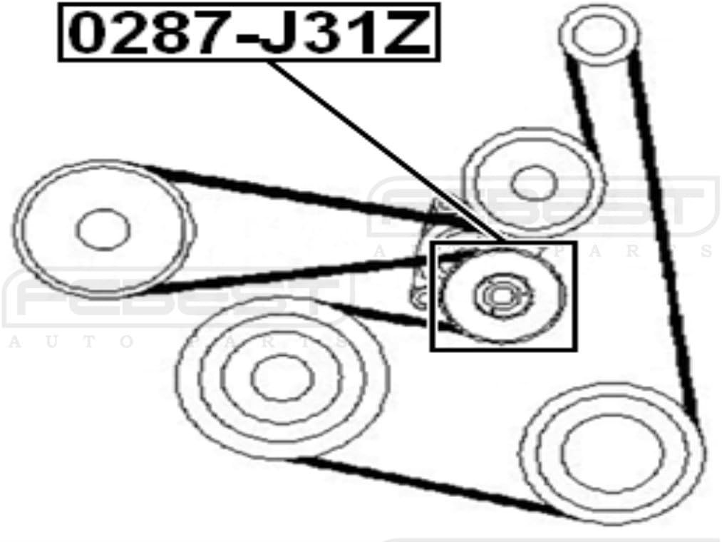 Buy 119556N20C Pulley Idler For Nissan Online at Lowest Price in