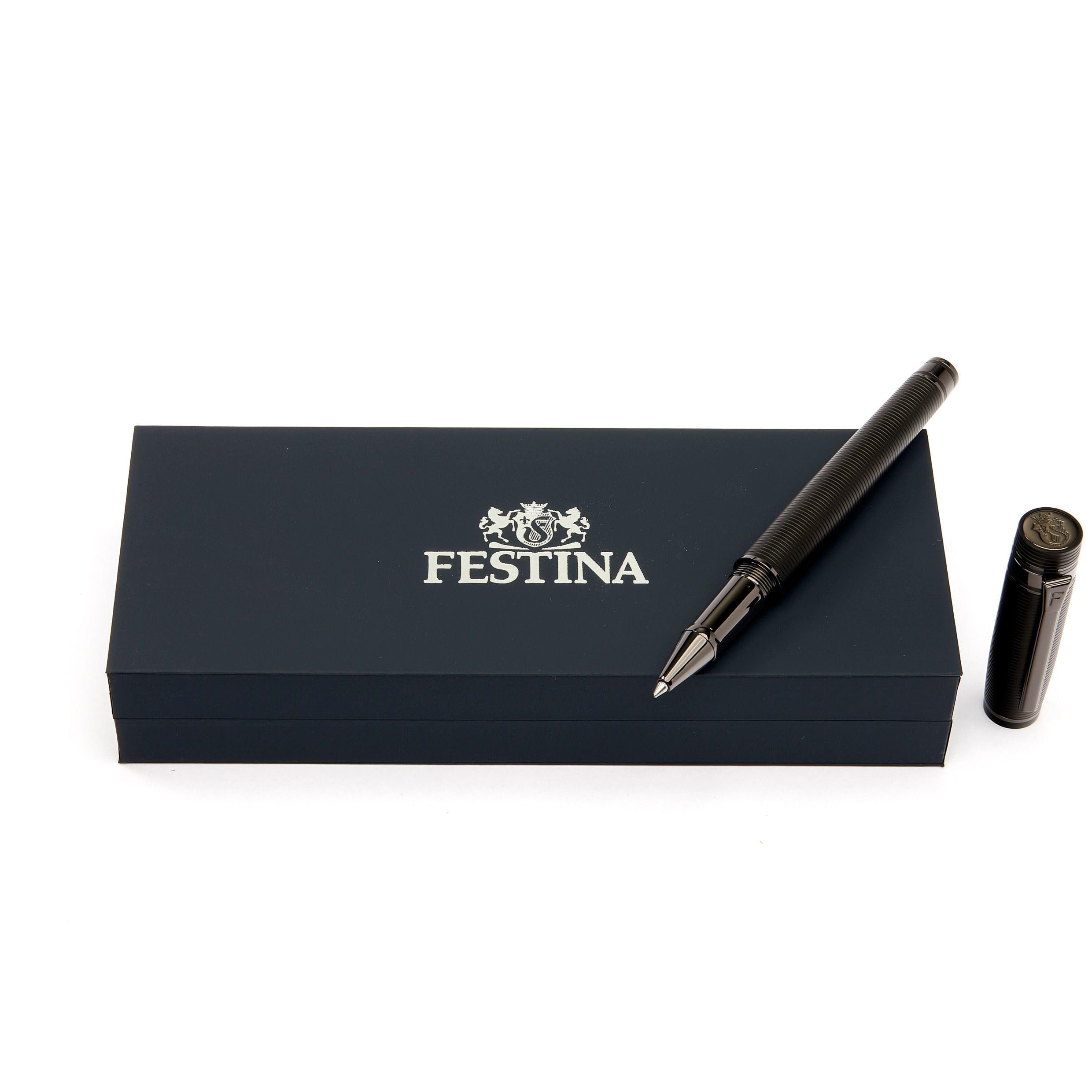 Festina Bold Stripe Rollerball Pen (Black) - Image 7