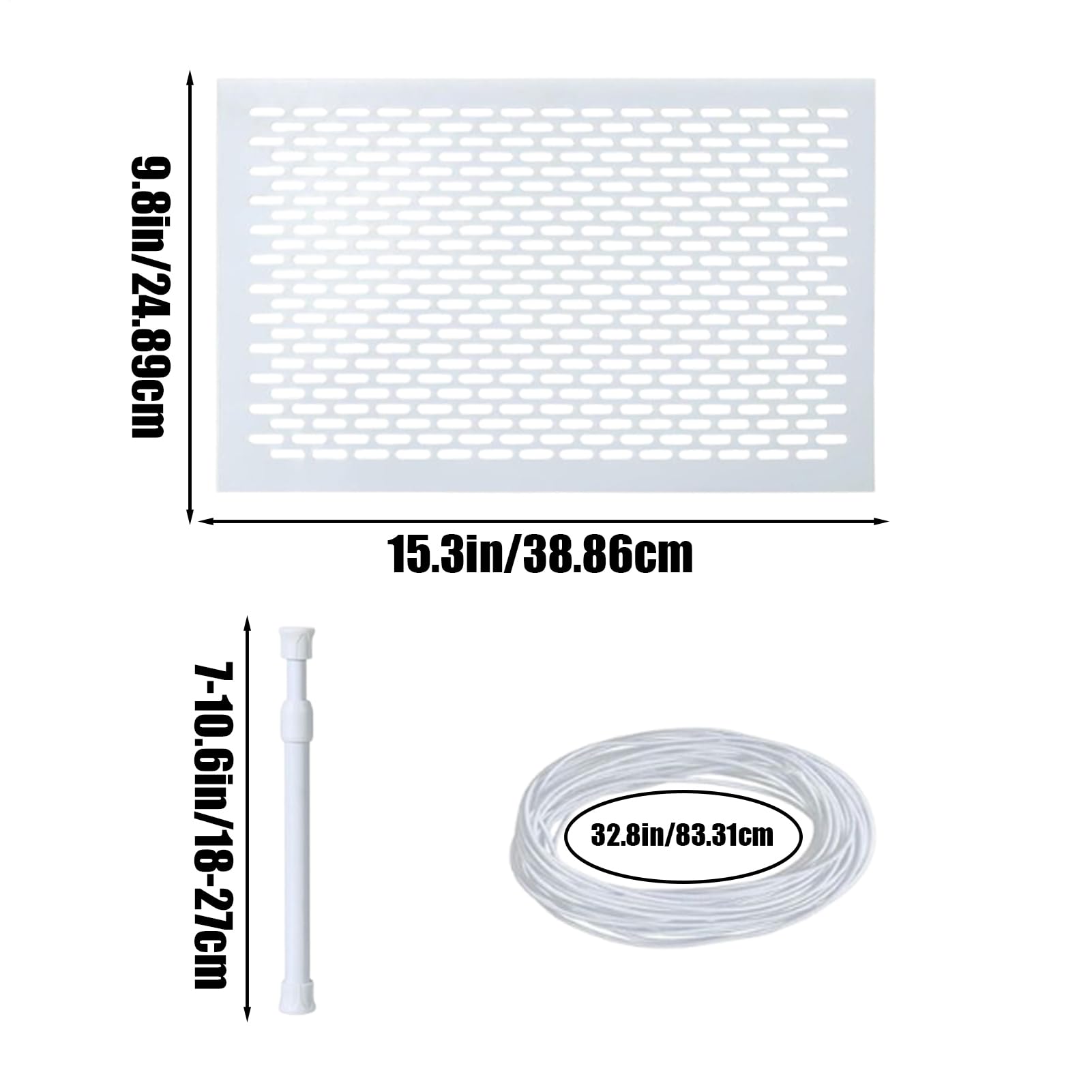 Kit d'écumoire de piscine, protecteur d'écumoire, filet de protection des feuilles, aucun outil nécessaire, rangement compact, 40 x 24 cm, pour salle de sport à domicile, école