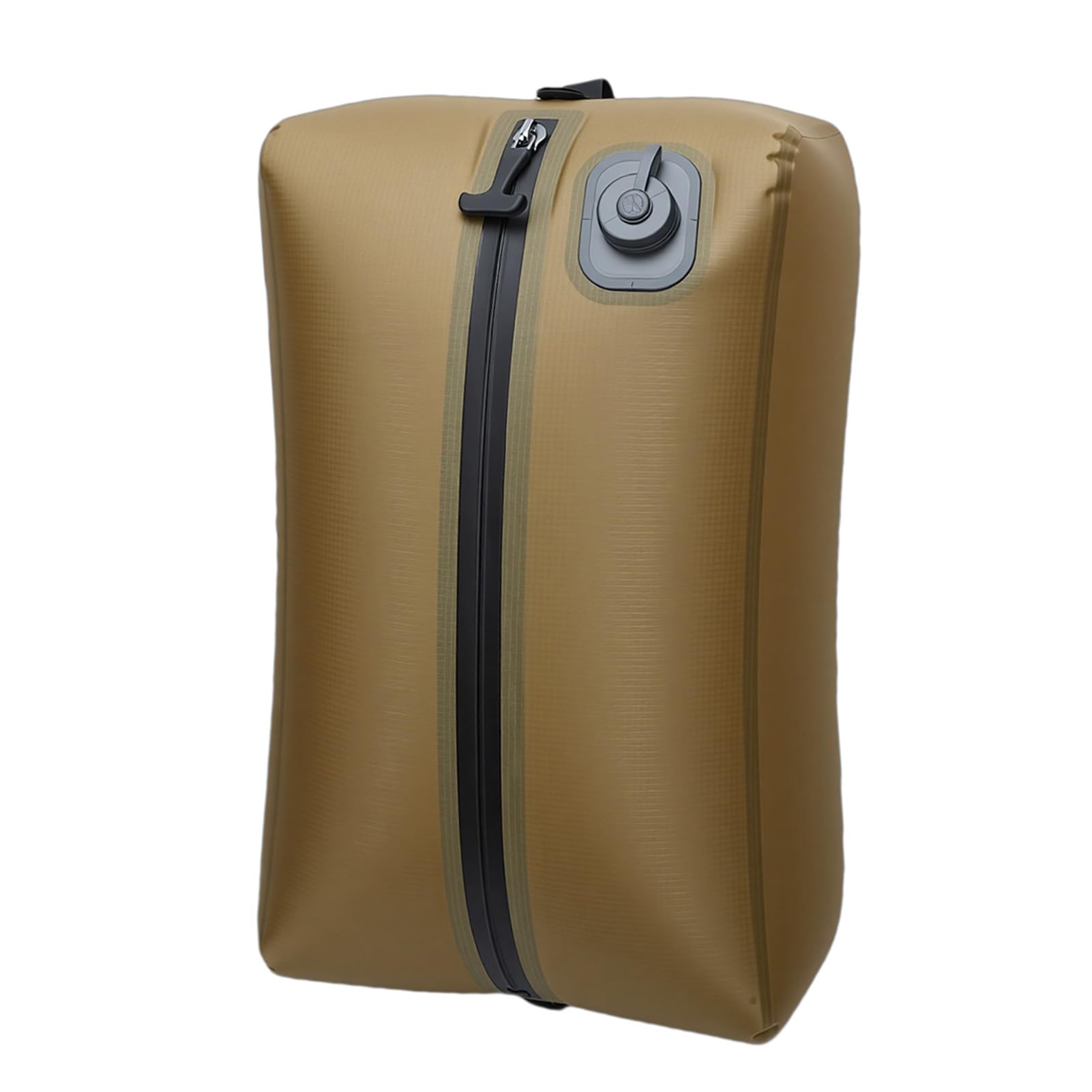 Tosuny Sacco Sottovuoto da Viaggio Riutilizzabile Sacco di Compressione Efficiente per Indumenti Domestici da 20 Litri (Cachi)