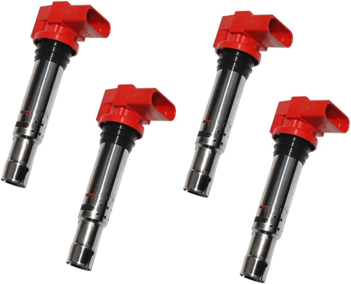 4Pcs/Set Ignition Coil Compatible with VW Polo JINQIN Compatible with VW Golf Bora Caddy Compatible with Skoda Fabia I 036905100A