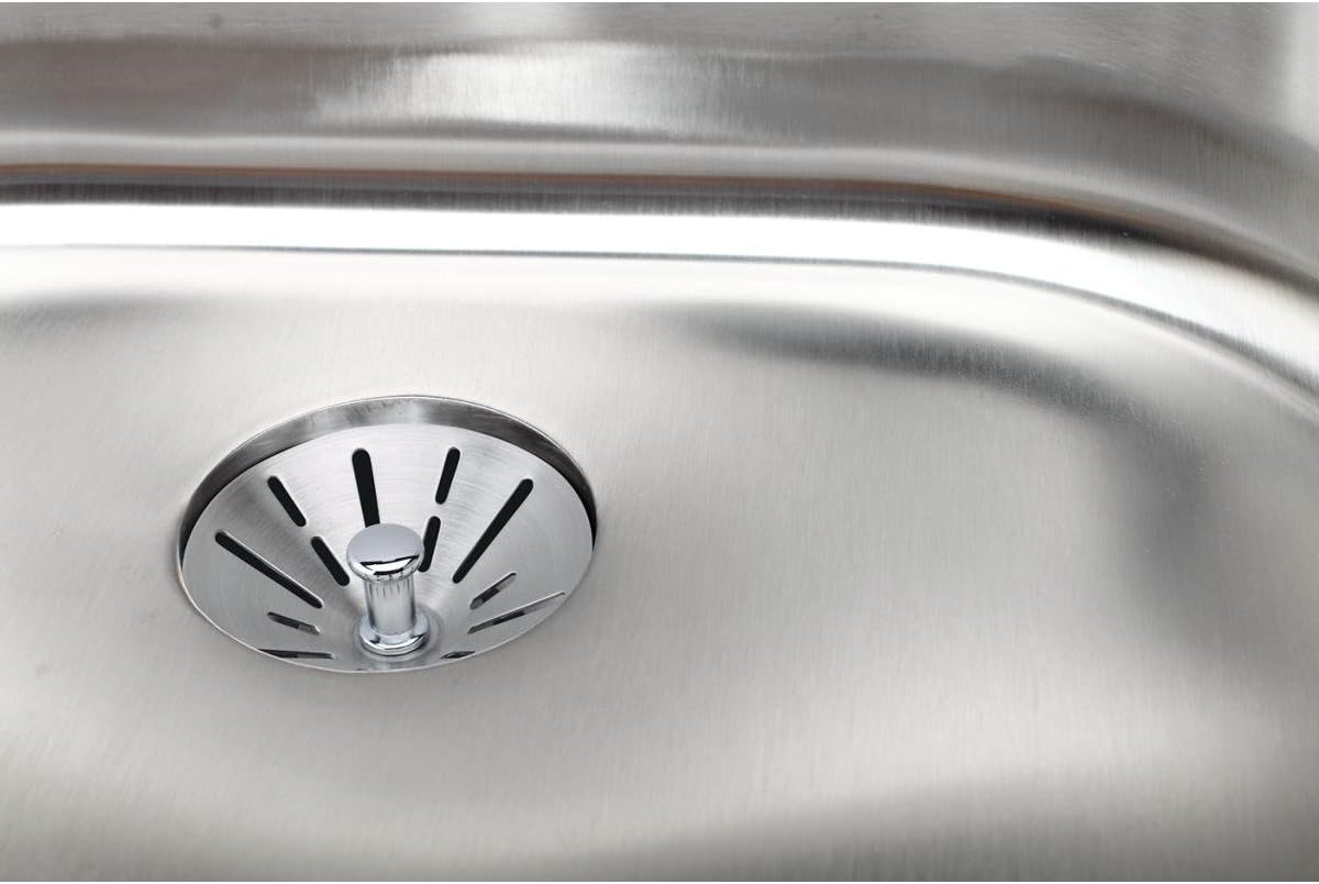 Elkay LKPD1 Perfect Drain Fitting with Type 304 Stainless Steel Body and Strainer