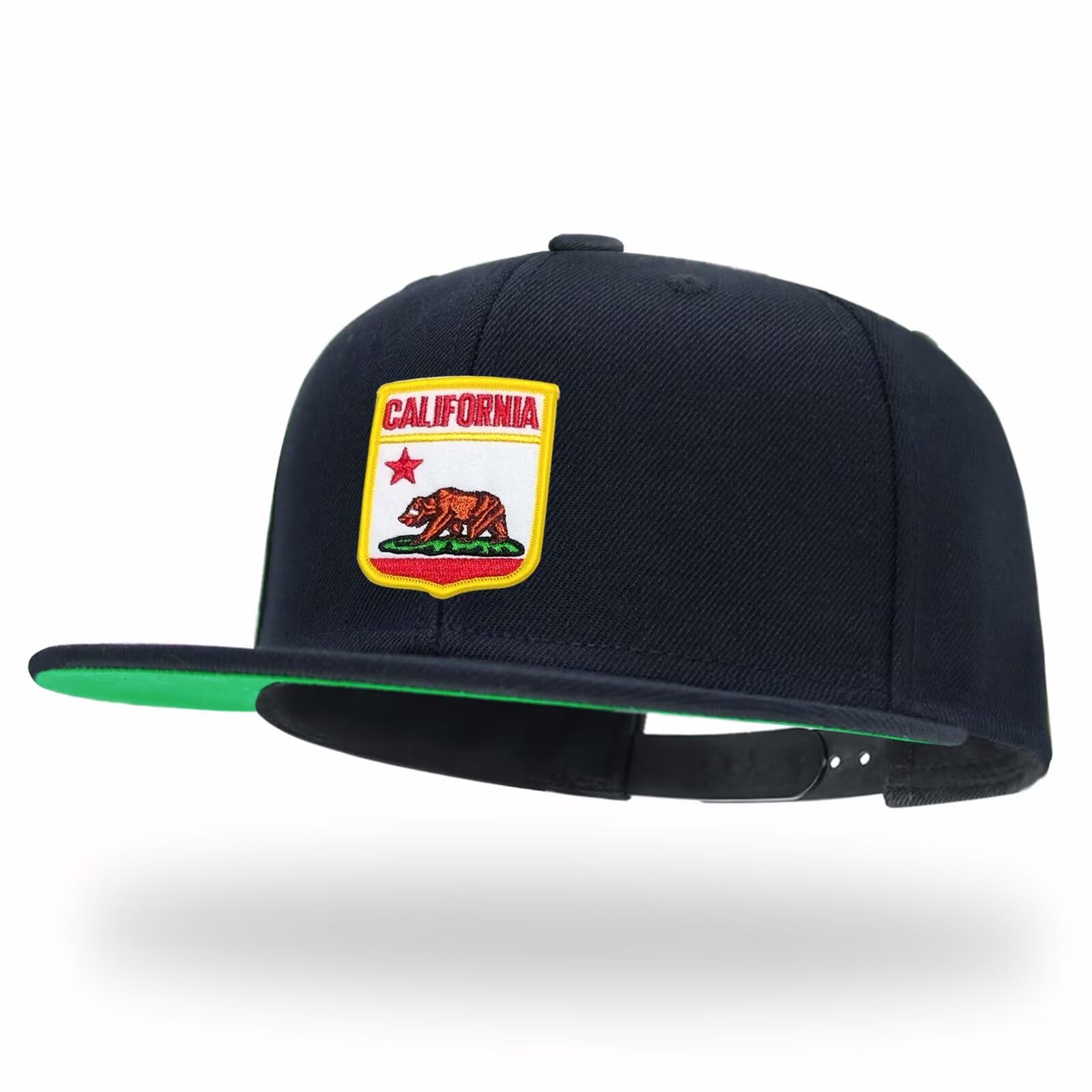 tilgomedal Snapback Hats for Men Women Fashion Dad Baseball Caps, Bk California Republic Bear S, Large-X-Large