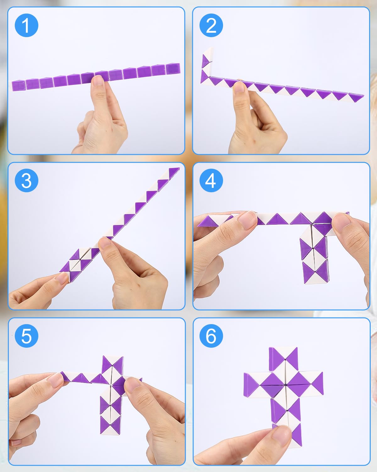 30 sztuk 24 klocki magiczne kostki węża,magiczny wąż,Prezent urodzinowy dla dzieci,zabawka dla dzieci,mini skręcane puzzle kostki,inteligencja,upominki na przyjęcie urodzinowe