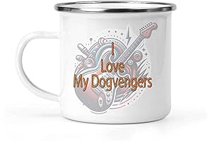 12 Oz White Stainless Steel Camping Mug Best Gift for Dog Lovers from Grandma