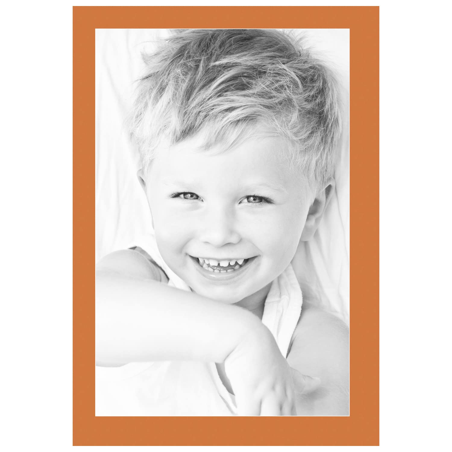 19x29 Tangerine / Octoberfest Custom Mat for Picture Frame with 15x25 opening size (Mat Only, Frame NOT Included)