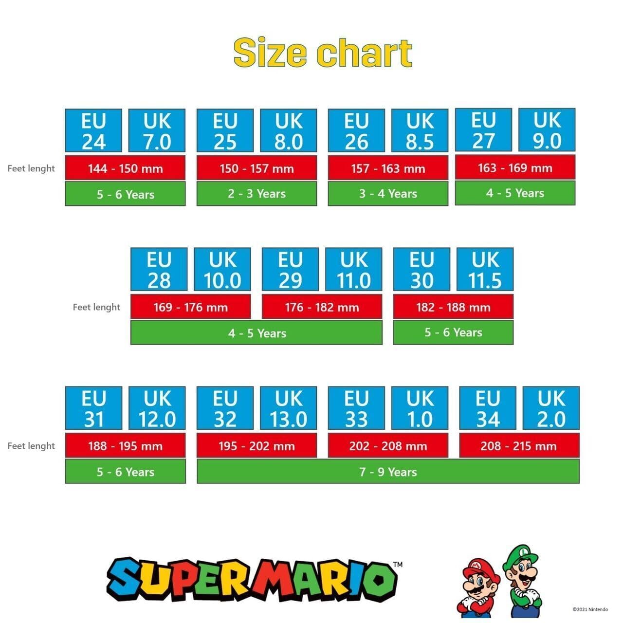 Leomil Super Mario Sneakers Bambino Scarpe con Luci Bambino, Perfette per la Scuola e Il Tempo Libero