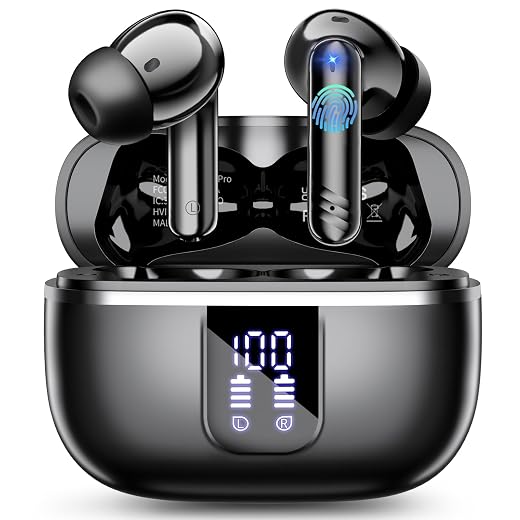 Cuffie Bluetooth 5.4 con Cancellazione Rumore