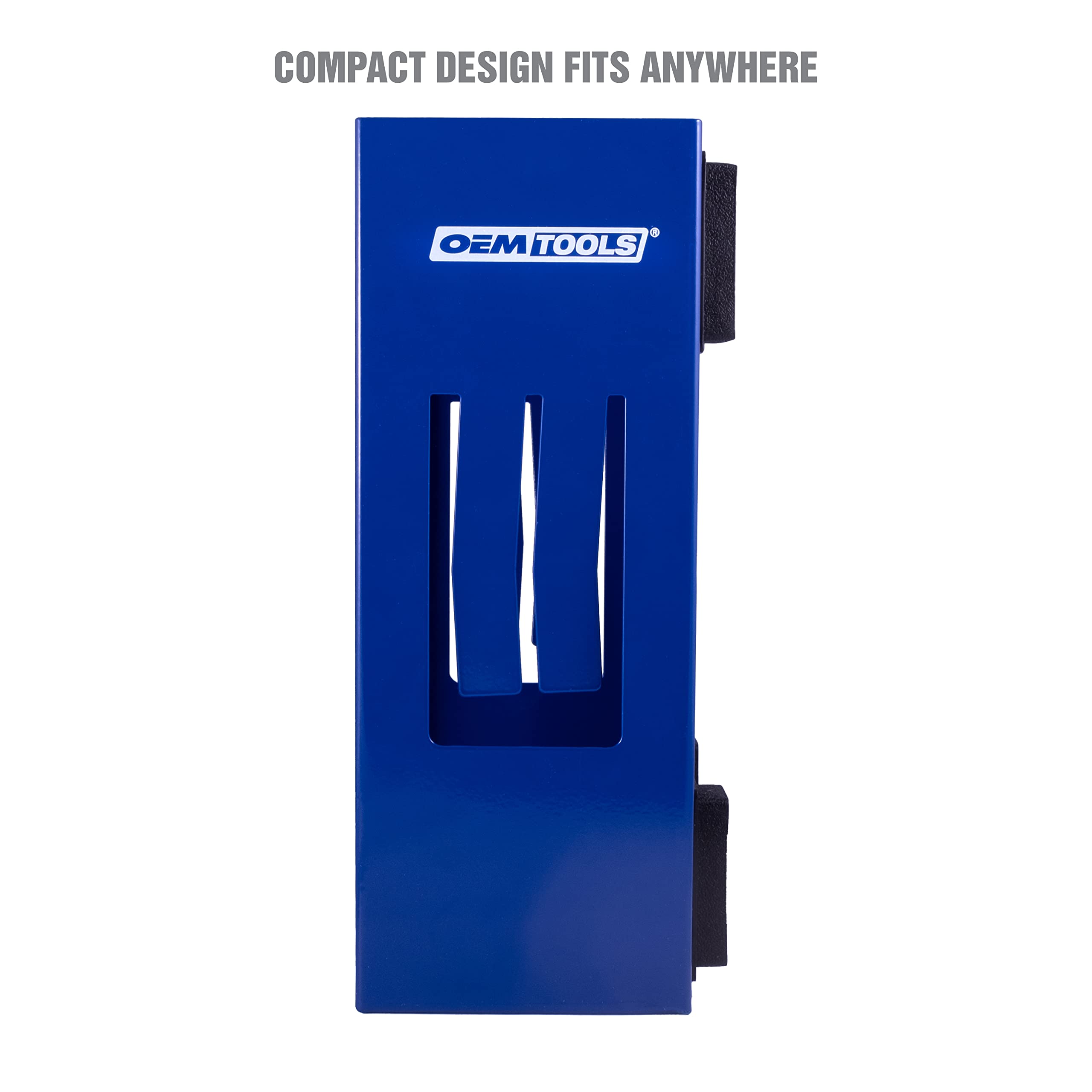 OEMTOOLS 23124 Dispensador magnético de guantes, soporte para guantes para montaje en pared, soporte magnético para guantes, soporte para guantes, lados de resorte autoajustables