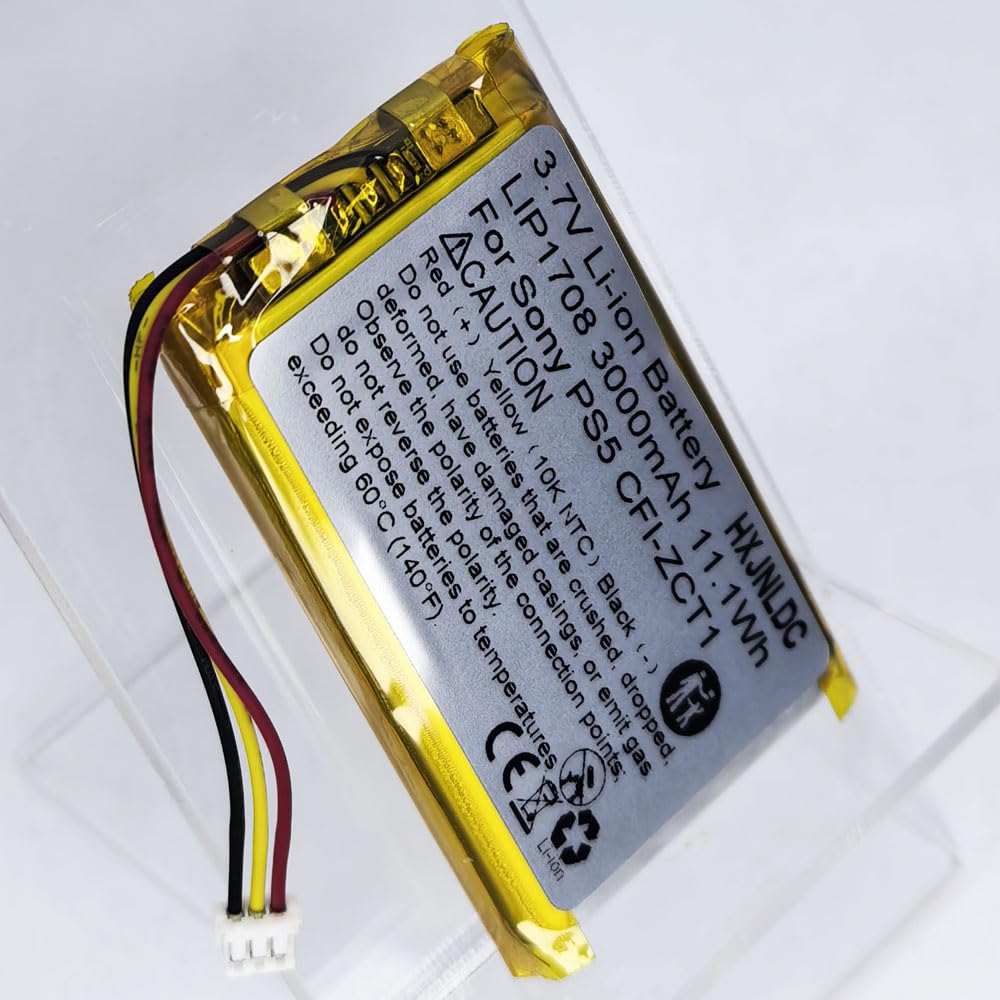 DC 3.7V 3000mAh LIP1708 Batteria ricaricabile polimerica agli ioni di litio per Sony Playstation 5 Dualsense PS5 Controller Wireless CFI-ZCT1 W B U Sostituire Batteria