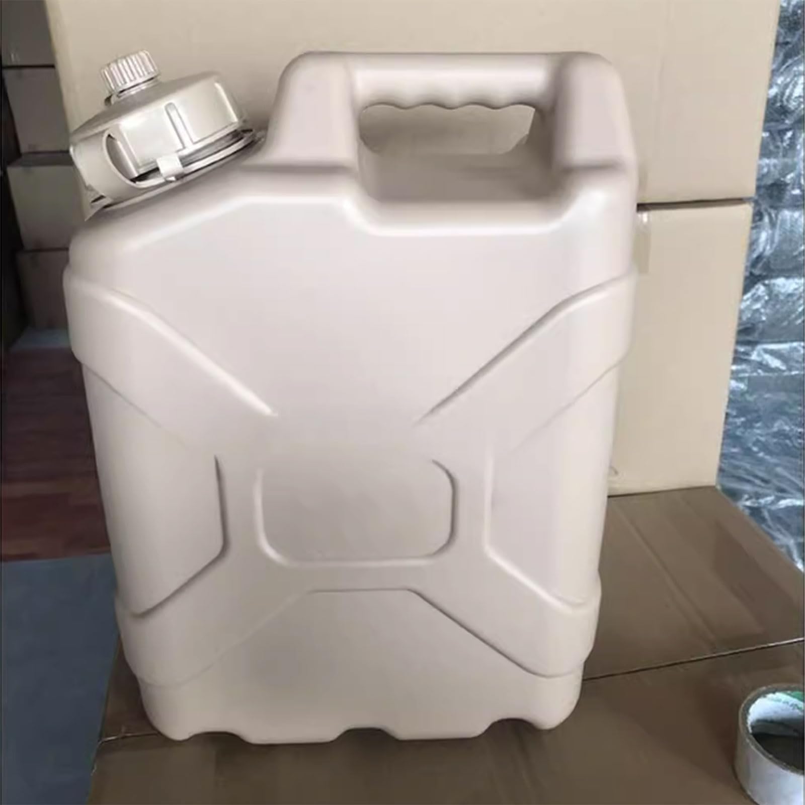Cubo de agua de 5 galones con pared reforzada para emergencias al aire libre, preparación resistente, para camping, a prueba de fugas