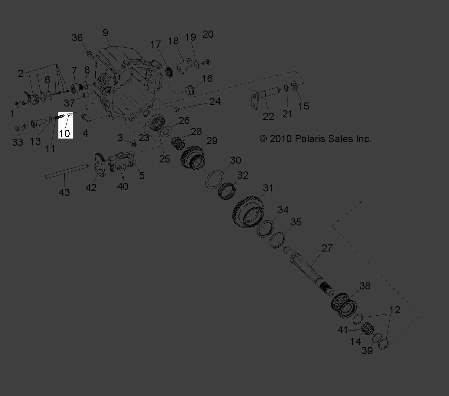 Amazon.com: Polaris RZR Gearcase Ball, Genuine OEM Part 3234520 