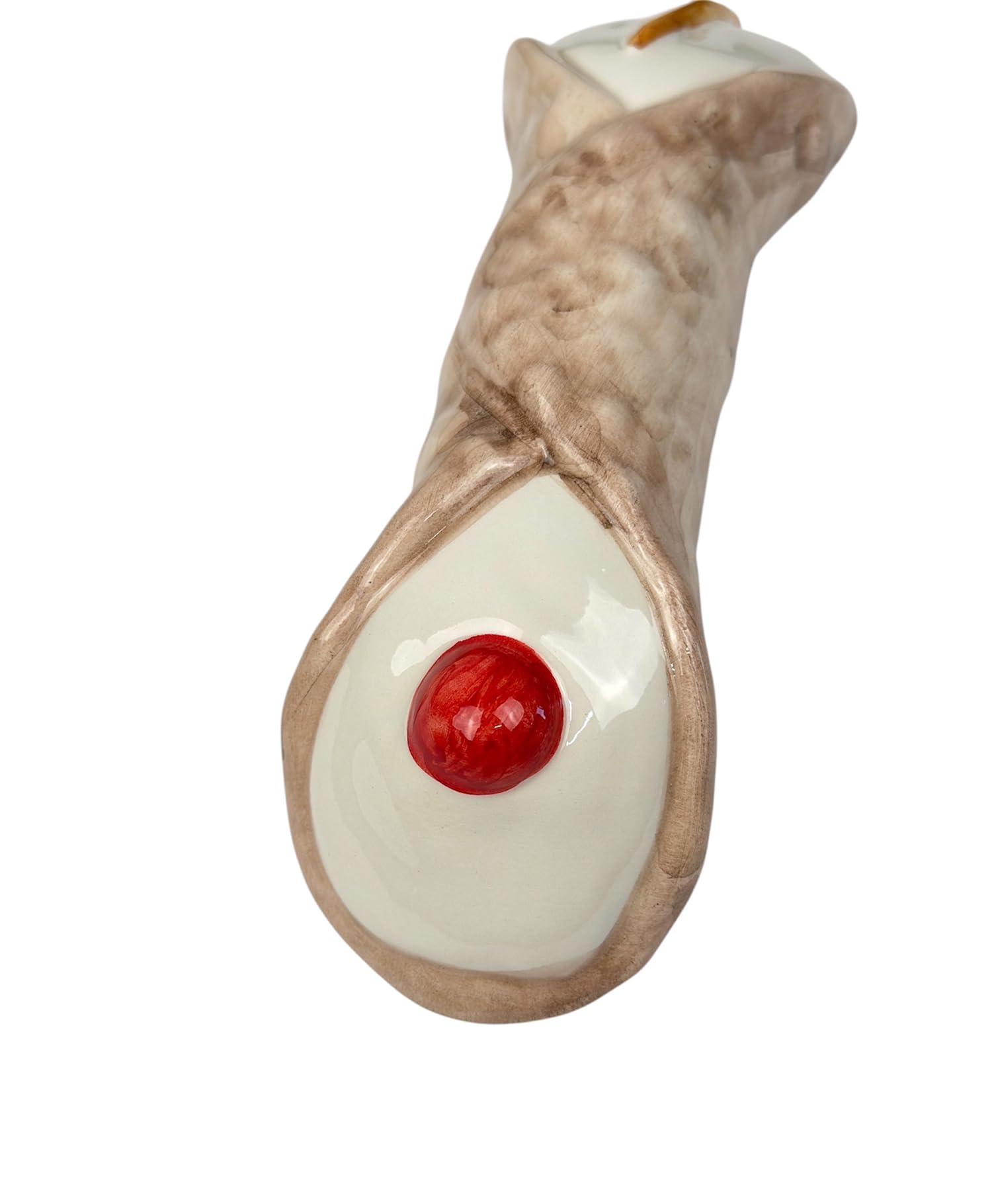 Cannolo Siciliano Grande in Ceramica di Caltagirone, Dolce Tipico Siciliano, Dolce Tradizionale Siciliano