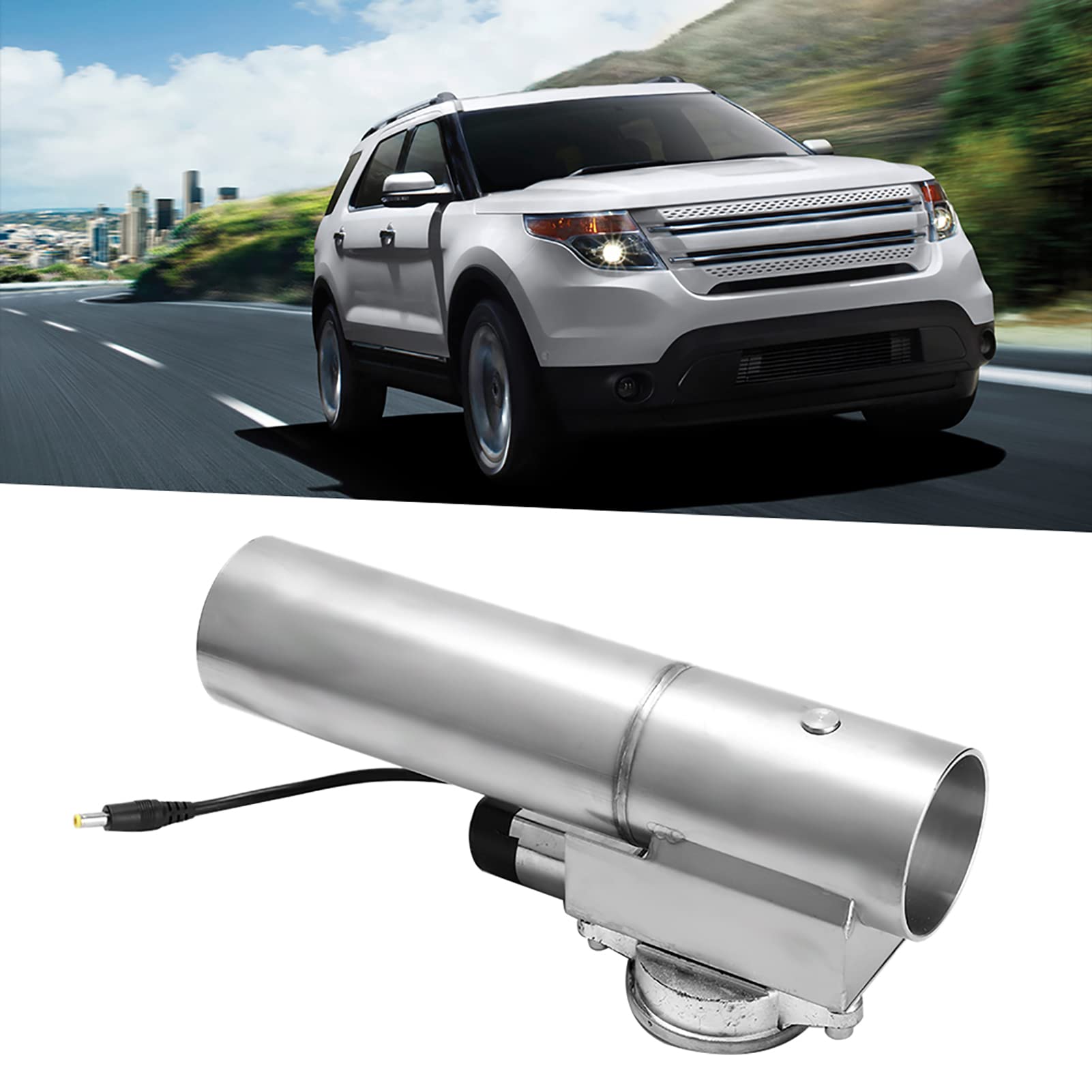Motore di Interruzione dello Scarico Elettrico 2.5in In Acciaio Inox Tubo di Scarico Elettrico Tubo di Scarico Ritaglio E-Cut Out Valvola di Telecomando Accessori Auto