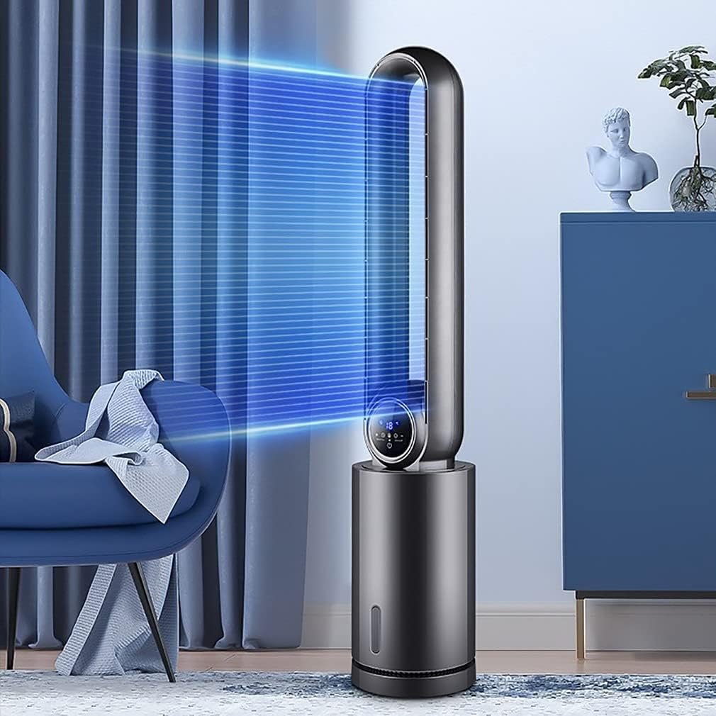 OLOTU Standing Fan Stand Fans 90° Wide Oscillating Tower Fan Remote Control 12 Speed Set Air Purification Oscillating Movement Ultra Quiet Floor Fan Quiet