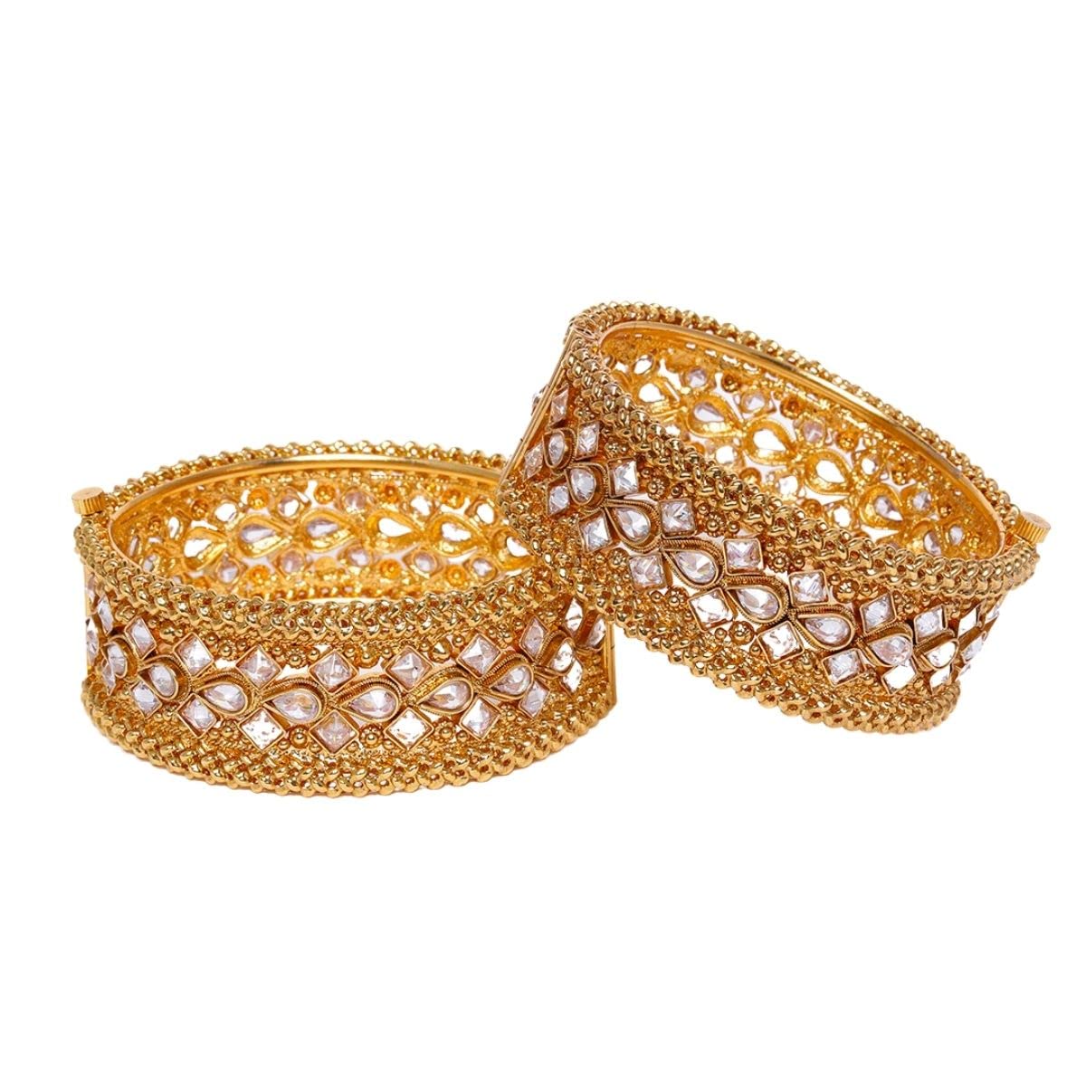 See full amazon price history chart for ACCESSHER Set of 2 24 kt Gold-Plated Handcrafted Bangle - 2.8 ACCESSHER Set of 2 24 kt Gold-Plated Handcrafted Bangle - 2.8 (B09X5RZR5Z) Amazon Price History, Amazon Price Tracker