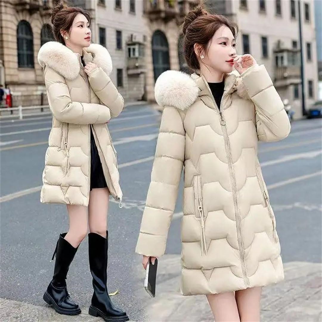 Women Winter Jacket Long Basic Coats Thick Jackets Cotton Padded Outerwear