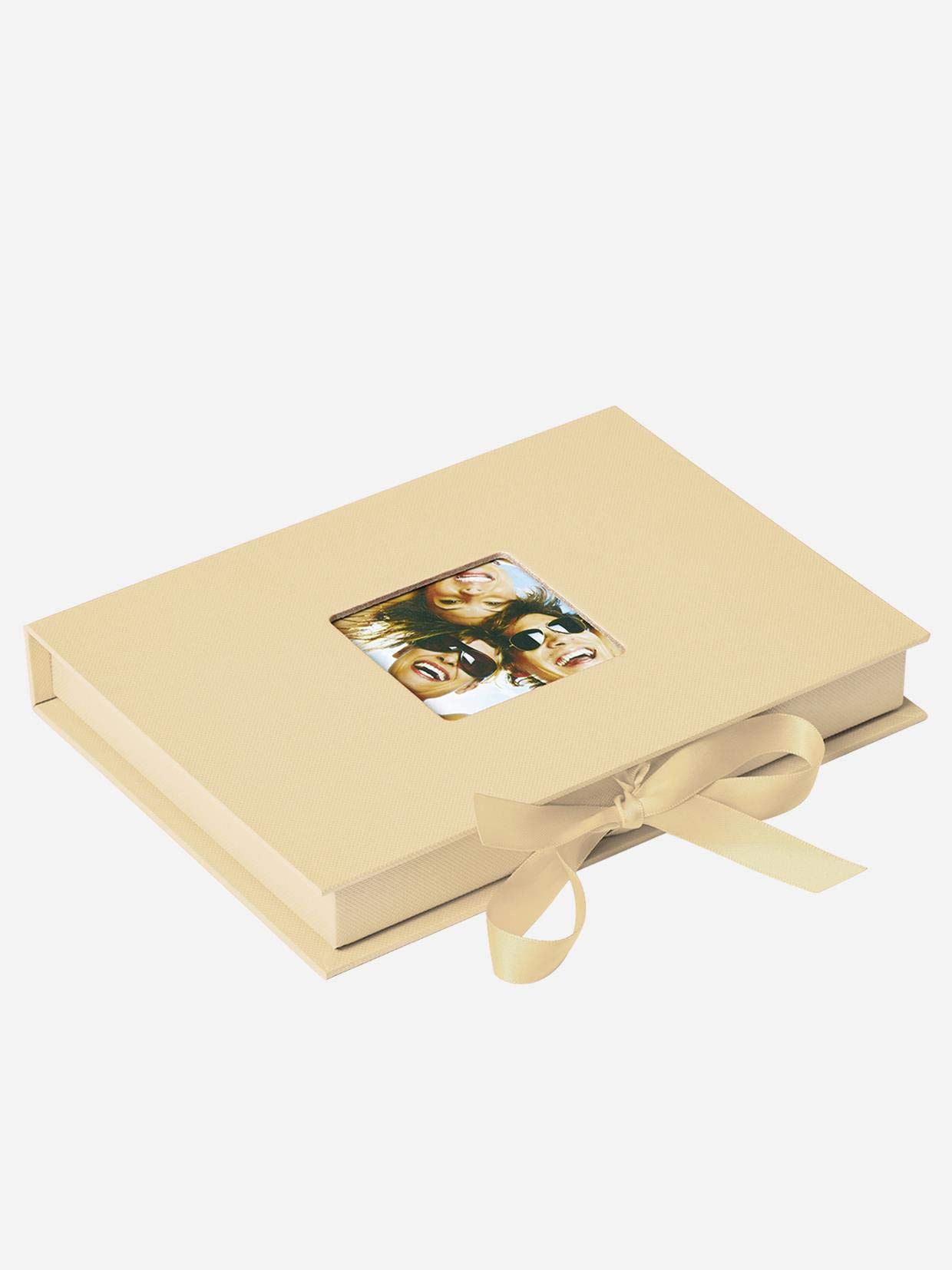 walther Design Storage Boxes Cream with Cover Punching, Fun FB-112-H