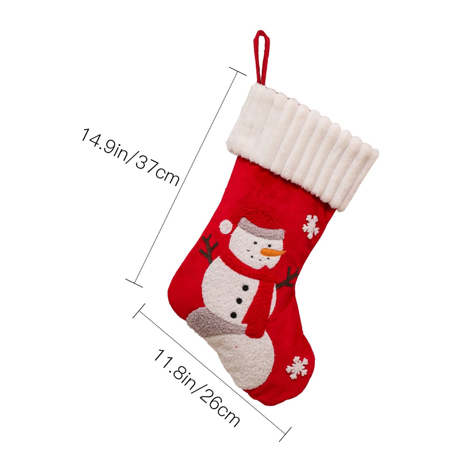 Amazon.co.jp: Echana 可愛い クリスマス 刺繍入り 靴下