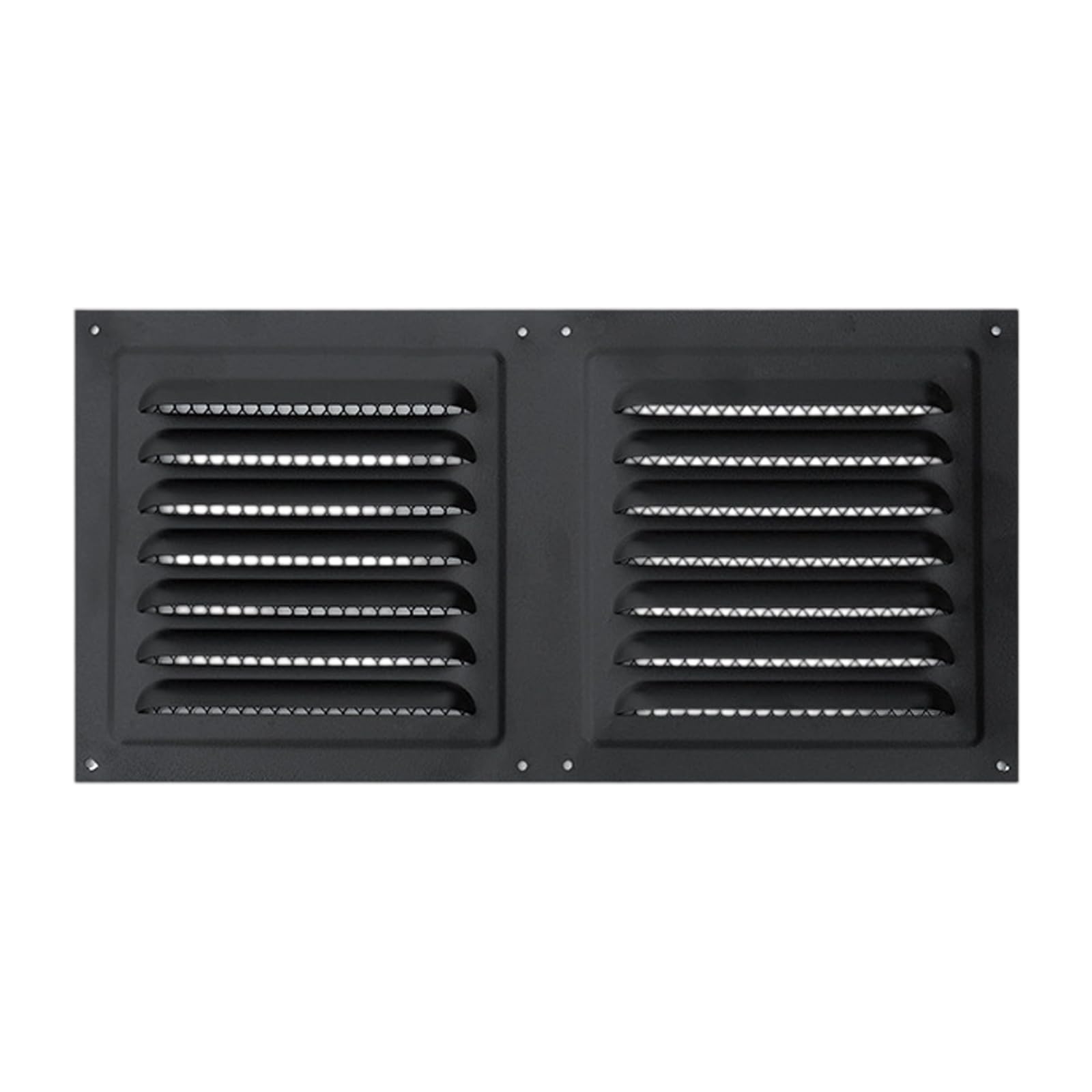 Stainless Steel Soffit Vent Cover Louvered Grille Wall Flat Ducting Ventilation for Home Wall Ceiling Square Air Cover