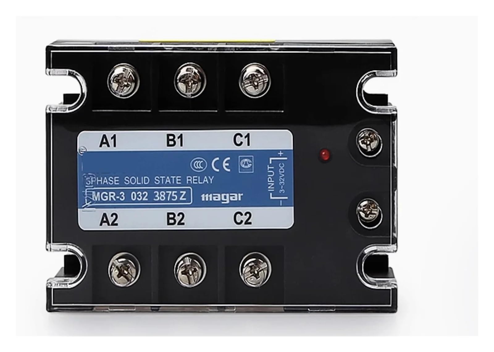 Relais à semi-conducteurs MGR-3 032 3875Z 75A triphasé pour contrôle industriel