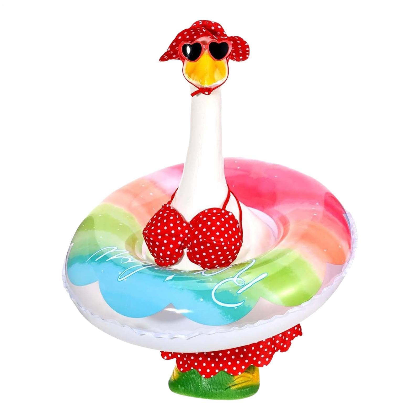 Tenue bikini pour oie de jardin de 58,4 cm, habit de statue de terrasse de qualité