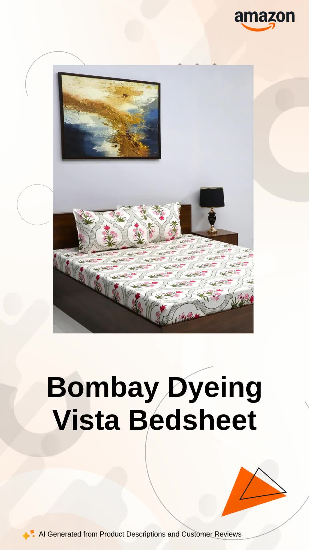 Buy Bombay Dyeing Vista 144 TC Microfiber White Queen Size
