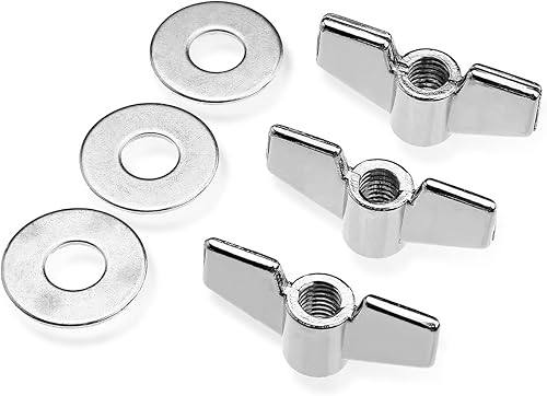 Miniatura 5 de Cheerock 21 piezas de platillos accesorios de repuesto para platillos de fieltros, copa de fieltro de embrague Hi-Hat con mangas, tuercas de ala de