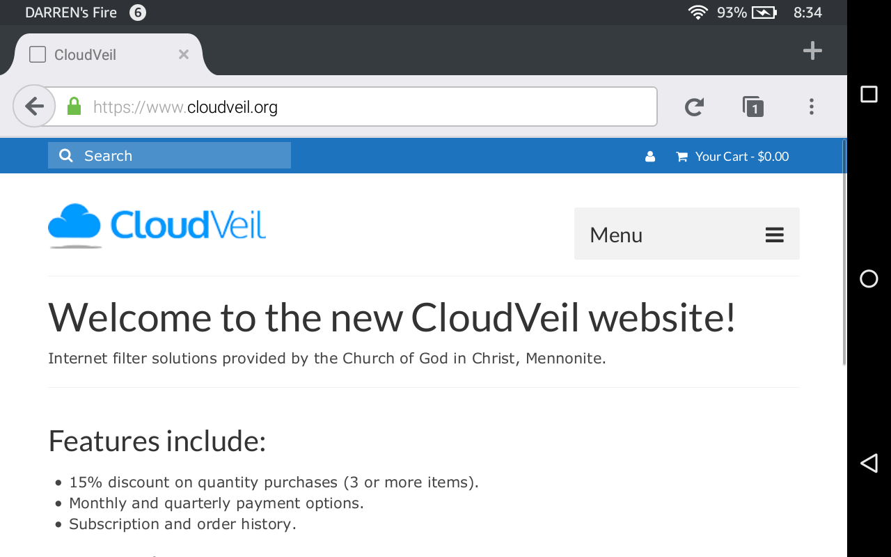CloudVeil Blue for Android