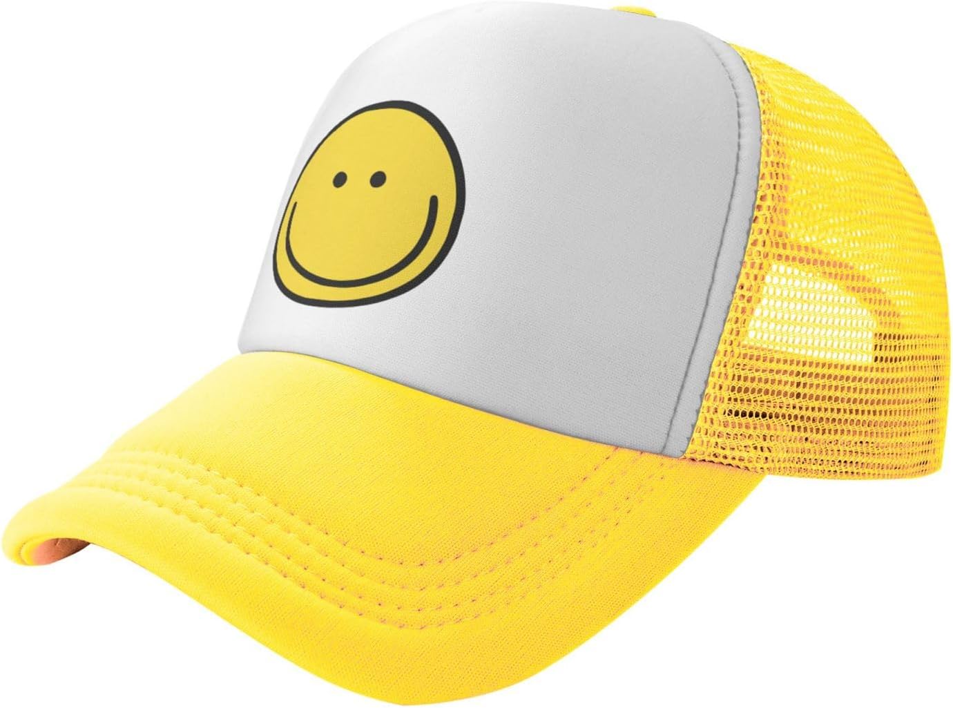 Smiley Face Baseball Cap Trucker Hat for Men Women - Image 2