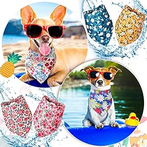 Weewooday-8-Pieces-Dog-Bandanas-for-Summer-Flower-Print-Triangle-Bibs-Floral-Puppy-Scarf-Kerchief-Accessories-for-Dogs-Cats-PetsL-Cute-Flower-Patterns - Cucciolini Doodles   Weewooday-8-Pieces-Dog-Bandanas-for-Summer-Flower-Print-Triangle-Bibs-Floral-Puppy-Scarf-Kerchief-Accessories-for-Dogs-Cats-PetsL-Cute-Flower-Patterns